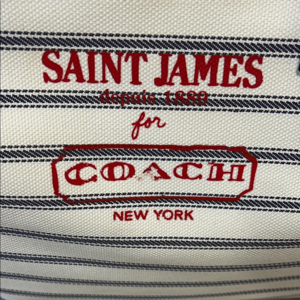 🍍🍍Coach & Saint James Legacy Weekender Canvas Tote - Picture 3 of 13
